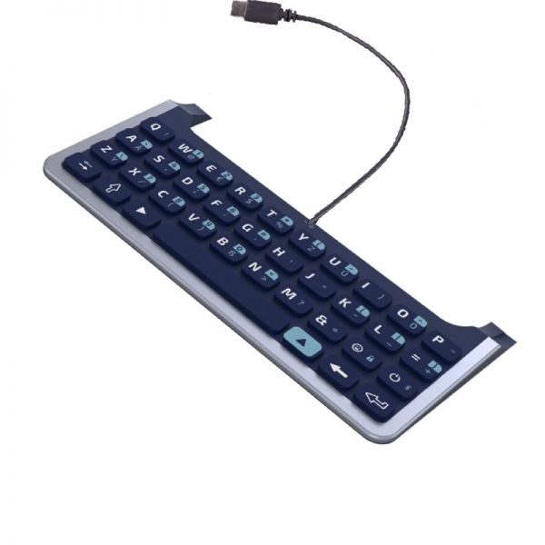 TECLADO ALFABETICO QWERTY ALE-100